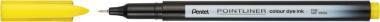 Pentel tűfilc SZÍNES Pointliner 0,4 mm – citromsárga